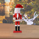 Maxbell Nutcracker Santa Figurine Chic Gift Party Favors for Living Room Adults Kids