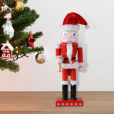 Maxbell Nutcracker Santa Figurine Chic Gift Party Favors for Living Room Adults Kids