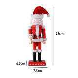 Maxbell Nutcracker Santa Figurine Chic Gift Party Favors for Living Room Adults Kids