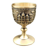 Maxbell Classic Wine Goblets Vintage Style Embossed for Friend Gift Home Party