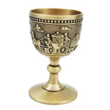 Maxbell Classic Wine Goblets Vintage Style Embossed for Friend Gift Home Party