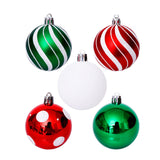 Maxbell Hanging Christmas Balls Decoration Balls Pendant for Outdoor 30pcs Green
