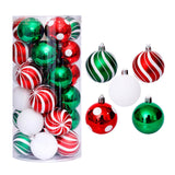 Maxbell Hanging Christmas Balls Decoration Balls Pendant for Outdoor 30pcs Green