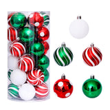 Maxbell Hanging Christmas Balls Decoration Balls Pendant for Outdoor 30pcs Green