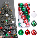 Maxbell Hanging Christmas Balls Decoration Balls Pendant for Outdoor 30pcs Green