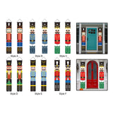 Maxbell Christmas Banner Door Flag Xmas Porch Sign Couplet for Fence Wall New Years Style A