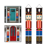 Maxbell Christmas Banner Door Flag Xmas Porch Sign Couplet for Fence Wall New Years Style A