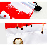 Maxbell Christmas Banner Door Flag Xmas Porch Sign Couplet for Fence Wall New Years Style D