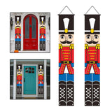 Maxbell Christmas Banner Door Flag Xmas Porch Sign Couplet for Fence Wall New Years Style F
