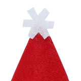 Maxbell Christmas Santa Hat DIY Craft Santa Hat for Holiday New Year Gift Decoration 10Pcs A