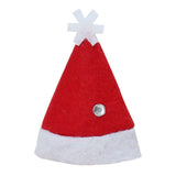 Maxbell Christmas Santa Hat DIY Craft Santa Hat for Holiday New Year Gift Decoration 10Pcs A