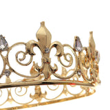Maxbell Full Round Zinc Alloy Bridal Headwear 6'' for Halloween Prom Bride