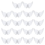 Maxbell 12Pcs Angel Feather Wings Costume Decorations Ornaments for Party Festivals 110mmx65mm