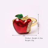 Maxbell 6 Pieces Napkin Holder Serviette Buckles Holder for Anniversary Decoration