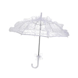 Maxbell Handmade Lace Umbrella Wedding Parasol Bridal Wedding Dancing Accessories White