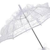 Maxbell Handmade Lace Umbrella Wedding Parasol Bridal Wedding Dancing Accessories White