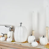 Maxbell 14 Pieces Artificial Pumpkins Foam Crafts Display for Thanksgiving Holiday