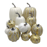 Maxbell 14 Pieces Artificial Pumpkins Foam Crafts Display for Thanksgiving Holiday