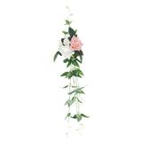 Maxbell Chair Back Flower Chair Bench Flowers Backdrop Decor for Garden Decoration 15cmx60cm