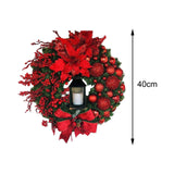 Maxbell wreath Hanging Garland with Light for door Party Window