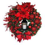 Maxbell wreath Hanging Garland with Light for door Party Window