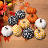 Maxbell 10Pcs Simulation Pumpkin Decoration Foam for Halloween Kitchen Fireplace