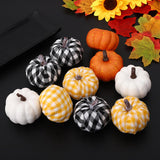 Maxbell 10Pcs Simulation Pumpkin Decoration Foam for Halloween Kitchen Fireplace