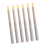 Maxbell 6 Pieces Flameless LED Candles Battery Operated for Party Halloween Table