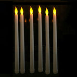 Maxbell 6 Pieces Flameless LED Candles Battery Operated for Party Halloween Table