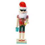 Maxbell Wood Nutcracker Figures Christmas Shelves Decor Desktop Red