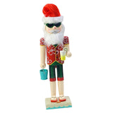 Maxbell Wood Nutcracker Figures Christmas Shelves Decor Desktop Red