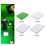 Maxbell Maxbell Backdrop Cloth Multipurpose Extra Thicker Washable Studio Prop Accessory Green 2mx1.5m