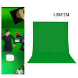 Maxbell Maxbell Backdrop Cloth Multipurpose Extra Thicker Washable Studio Prop Accessory Green 2mx1.5m