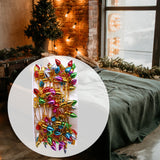 Maxbell String Lights Scenery Layout Ornaments Lamp String for House Yard Holiday Gold 5m