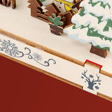 Maxbell Handmade DIY Village Vacation Church Holiday Tabletop Festive Ornaments Style A