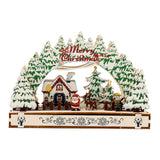 Maxbell Handmade DIY Village Vacation Church Holiday Tabletop Festive Ornaments Style B