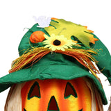 Maxbell Light up Halloween Foam Pumpkin Lantern Decorative for House Tabletop Porch style B