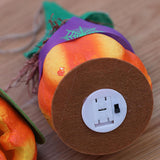 Maxbell Light up Halloween Foam Pumpkin Lantern Decorative for House Tabletop Porch style D