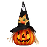 Maxbell Light up Halloween Foam Pumpkin Lantern Decorative for House Tabletop Porch style D