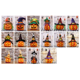 Maxbell Light up Halloween Foam Pumpkin Lantern Decorative for House Tabletop Porch style D