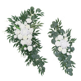 Maxbell Artificial Flower Swag Backdrop Hanging Wedding Arch Wreath for Wedding Wall