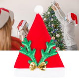 Maxbell Christmas Hat Photo Prop Antler Hat for Apparel Accessories Halloween Green