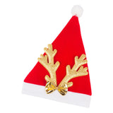 Maxbell Christmas Hat Photo Prop Antler Hat for Apparel Accessories Halloween Yellow