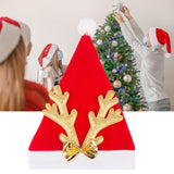 Maxbell Christmas Hat Photo Prop Antler Hat for Apparel Accessories Halloween Yellow