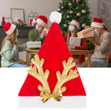 Maxbell Christmas Hat Photo Prop Antler Hat for Apparel Accessories Halloween Yellow