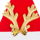 Maxbell Christmas Hat Photo Prop Antler Hat for Apparel Accessories Halloween Yellow