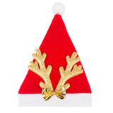 Maxbell Christmas Hat Photo Prop Antler Hat for Apparel Accessories Halloween Yellow