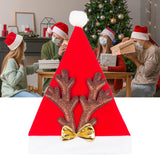 Maxbell Christmas Hat Photo Prop Antler Hat for Apparel Accessories Halloween Brown