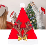 Maxbell Christmas Hat Photo Prop Antler Hat for Apparel Accessories Halloween Brown