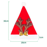 Maxbell Christmas Hat Photo Prop Antler Hat for Apparel Accessories Halloween Brown